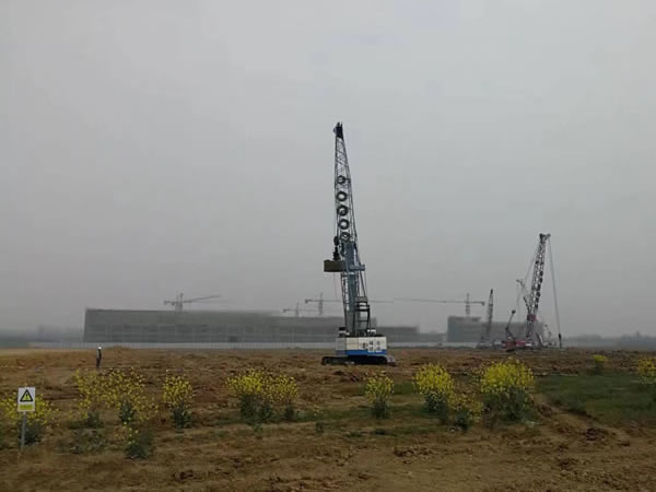 合肥航空港菜鳥物流園強(qiáng)夯工程