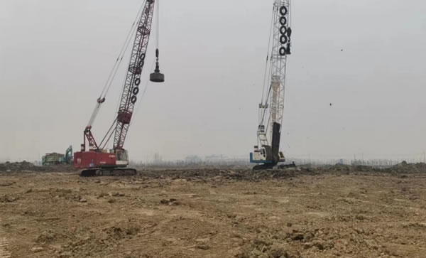 新橋智能汽車產(chǎn)業(yè)園強(qiáng)夯工程